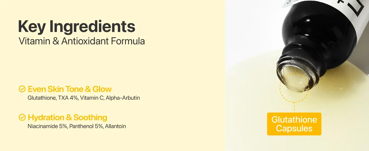 سرم ضد لک و روشن کننده گلوتاتیون شماره 5 نامبوزین | Numbuzin Vitamin Concentrated Serum No.5 (حجم 30 میلی لیتر)