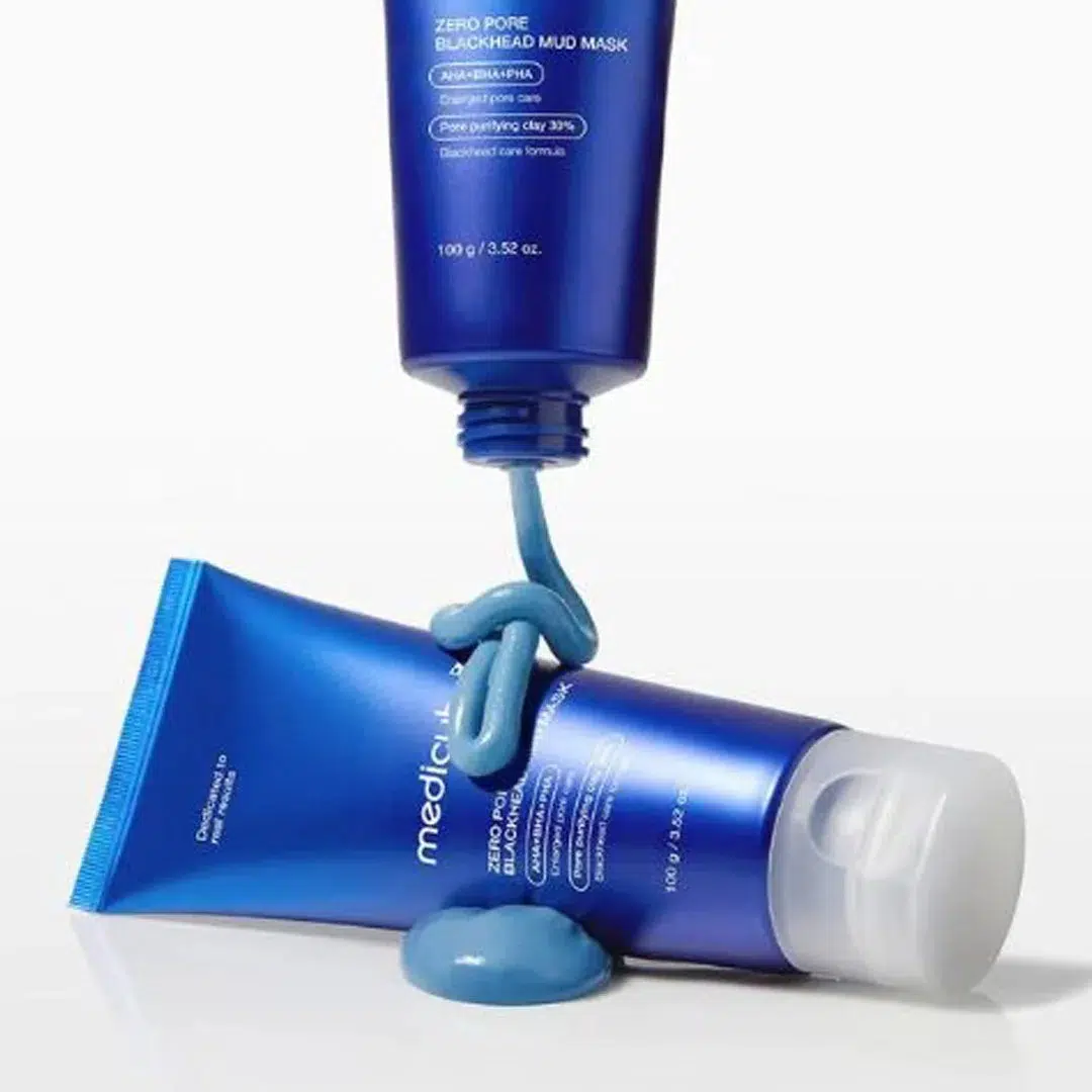 ماسک کنترل منافذ و ضد جوش سر سیاه مدی کیوب اصل | Medicube Zero Pore Blackhead Mud Mask حجم 100 میلی لیتر