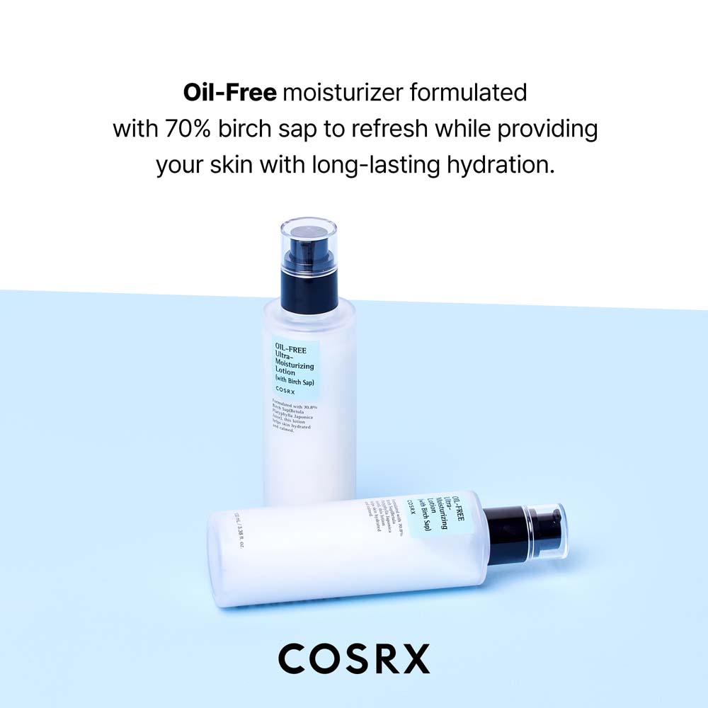 کرم مرطوب کننده و آبرسان فاقد چربی کوزارکس اصل | COSRX Oil-Free Ultra-Moisturizing Lotion حجم 100 میلی لیتر 3 کرم مرطوب کننده و آبرسان فاقد چربی کوزارکس | COSRX Oil-Free Ultra-Moisturizing Lotion حجم 100 میلی لیتر اورجینال