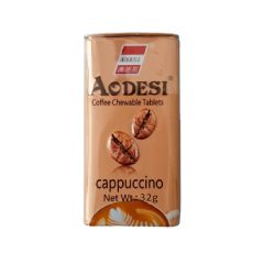 قرص قهوه خوشبو کننده دهان آئودسی با طعم کاپوچینو - Aodesi Coffee Chewable Tablets Cappuccino