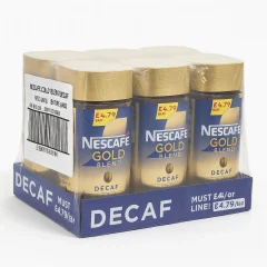 قهوه فوری نسکافه گلد دیکف - باکس 6 عددی عمده