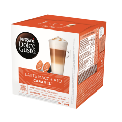 کپسول قهوه دولچه گوستو لاته ماکیاتو کارامل 16 عددی Dolce Gusto Latte Macchiato caramel