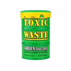 آبنبات خیلی ترش بشکه ای سبز تاکسیک ویست 42 گرم - Toxic Waste Green Sour Candy