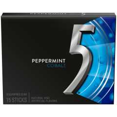آدامس فایو آبی نعنا یخی 1 بسته 15 عددی - Five Spearmint Cobalt