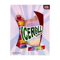 لواشک آمریکایی رول آپ آیس رول با طعم کولا 10 عددی - ICEROLL Cola