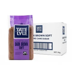 شکر قهوه ای انگلیسی تیت اند لایل DARK وزن 500 گرم — کارتن 10 عددی