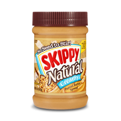 کره بادام زمینی اسکیپی کرمی نچرال 462 گرم - Skippy Natural Creamy